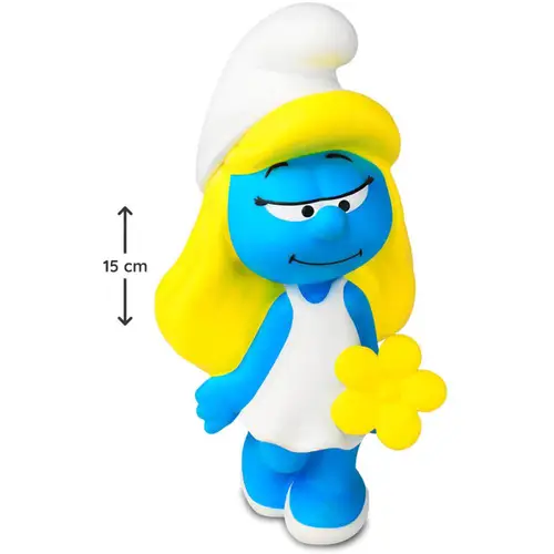 BONECO DE VINIL OS SMURFS SMURFETTE 15CM CARDOSO .