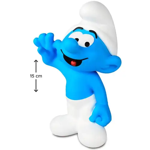 BONECO DE VINIL OS SMURFS SMURF 15CM CARDOSO .
