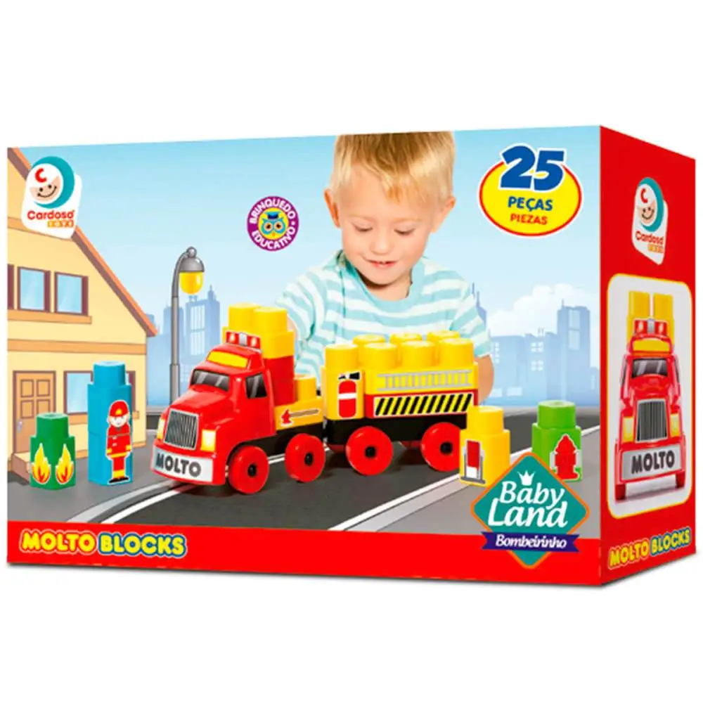 BABY LAND BOMBEIRINHO COM 25 PECAS CARDOSO