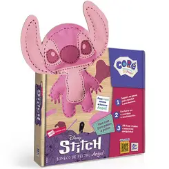 COLECAO FAZENDO ARTE STITCH BONECO DE FELTRO ANGEL TOYSTER