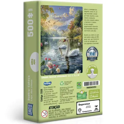 QUEBRA CABECA LAGO DOS CISNES 500 NANO PECAS TOYSTER .