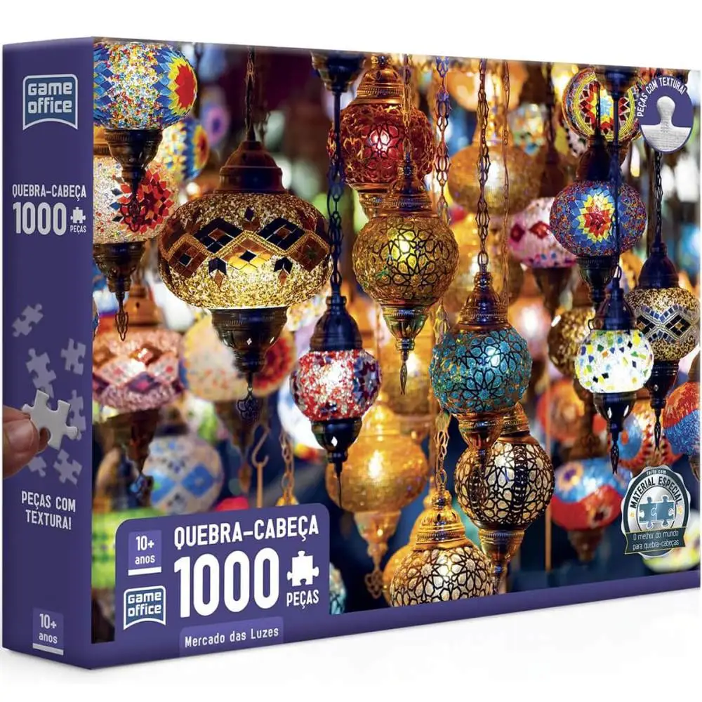 QUEBRA CABECA MERCADO DAS LUZES 1000 PECAS TOYSTER