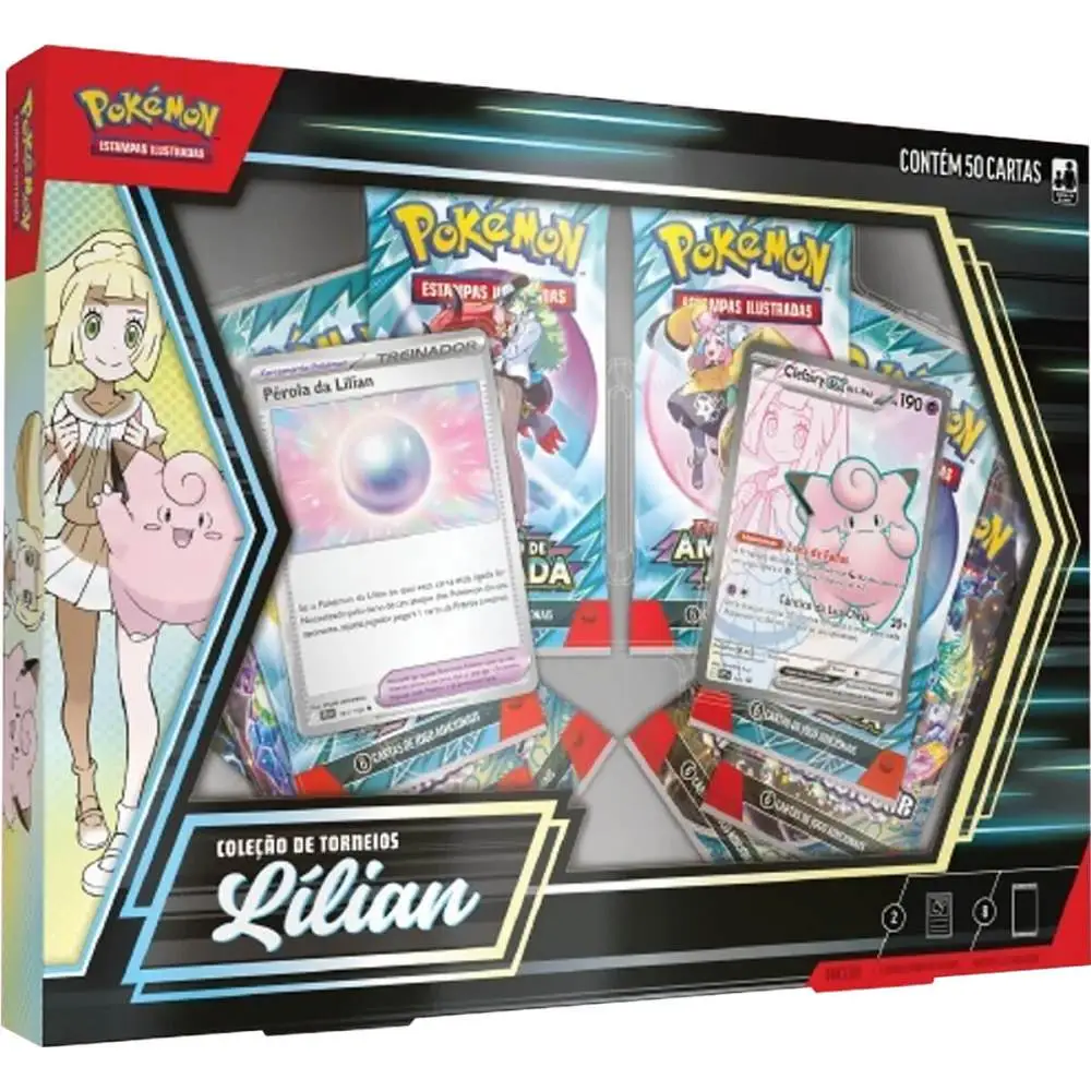 BOX POKEMON COLECAO DE TORNEIOS LILIAN COPAG