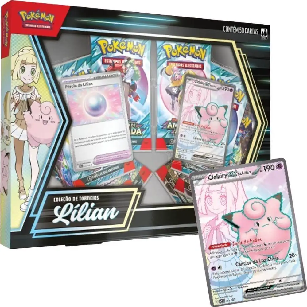 BOX POKEMON COLECAO DE TORNEIOS LILIAN COPAG