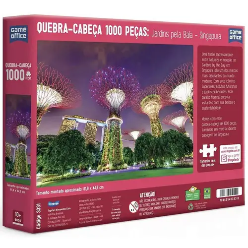QUEBRA CABECA JARDINS PELA BAIA 1000 PECAS TOYSTER .
