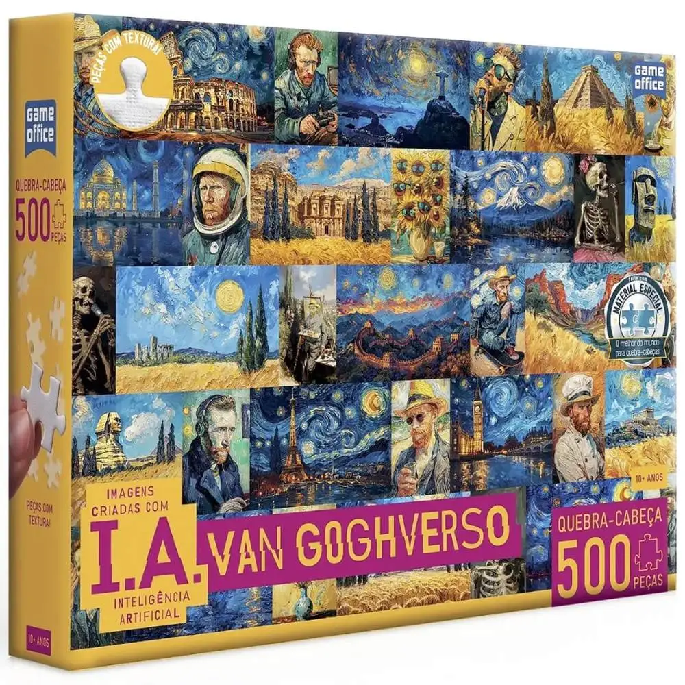 QUEBRA CABECA IA VAN GOGHVERSO 500 PECAS TOYSTER