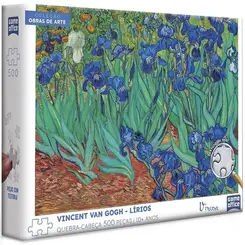 QUEBRA CABECA VINCENT VAN GOGH LIRIOS 500 PECAS TOYSTER .