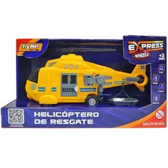 HELICOPTERO DE RESGATE COM LUZ E SOM MULTIKIDS