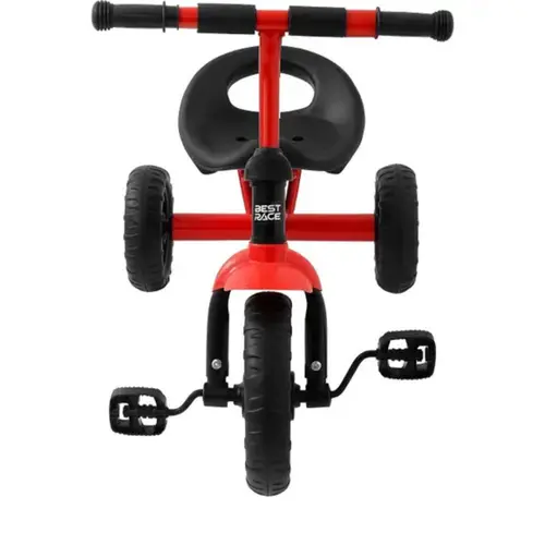 TRICICLO MOTOCA INFANTIL PRIMEIR INFANCIA BEST RACE PRETO E VERMELHO BBR .