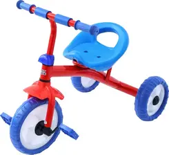 TRICICLO MOTOCA INFANTIL PRIMEIR INFANCIA BEST RACE AZUL E VERMELHO BBR .