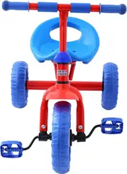 TRICICLO MOTOCA INFANTIL PRIMEIR INFANCIA BEST RACE AZUL E VERMELHO BBR