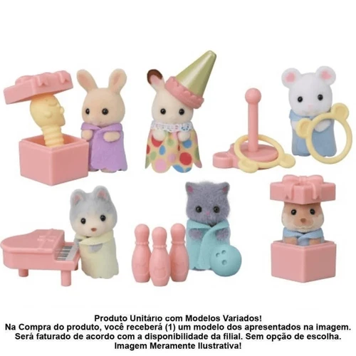 SYLVANIAN FAMILIES BEBE SURPRESA MINI FESTA .
