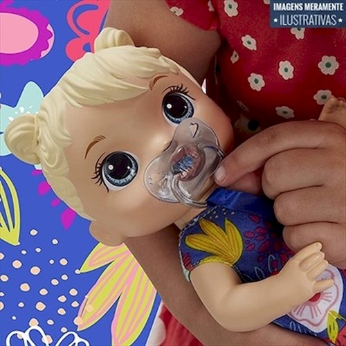 Boneca baby alive primeiros sons loira Clearance